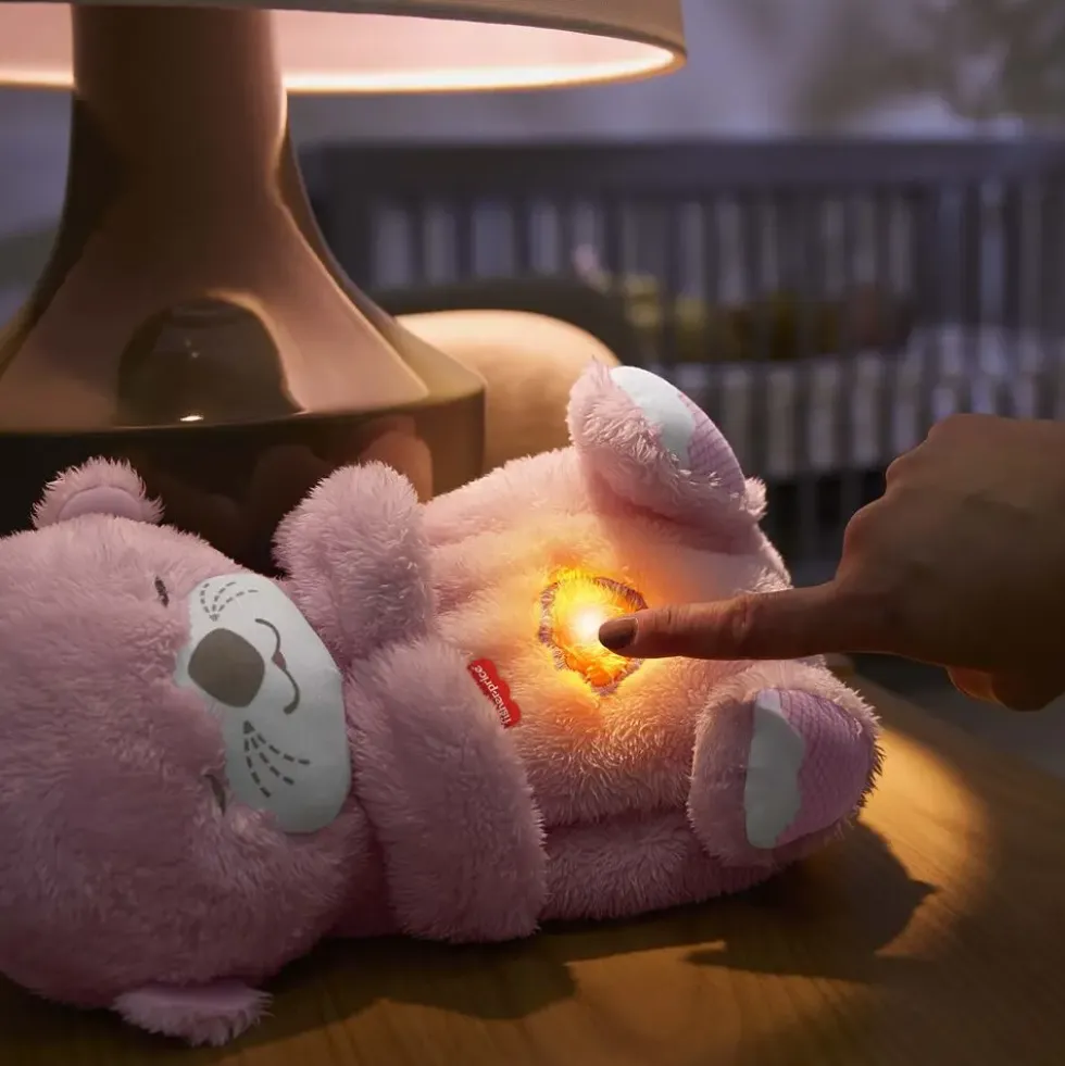 PELUCHE MA LOUTRE CALINS BONNE NUIT - ROSE