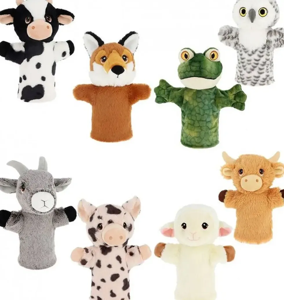 PELUCHE MARIONNETTES FERME 27CM
