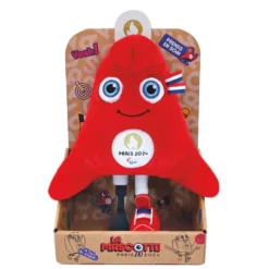 PELUCHE MASCOTTE LES PHRYGES - PARA28 CM - JEUX OLYMPIQUES PARIS 2024