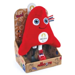 PELUCHE MASCOTTE LES PHRYGES - PARA28 CM - JEUX OLYMPIQUES PARIS 2024