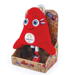 PELUCHE MASCOTTE LES PHRYGES - PARA28 CM - JEUX OLYMPIQUES PARIS 2024