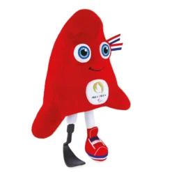 PELUCHE MASCOTTE LESPHRYGES - JEUX PARALYMPIQUES PARIS 2024 - 28 CM
