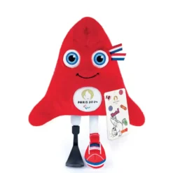 PELUCHE MASCOTTE LESPHRYGES - JEUX PARALYMPIQUES PARIS 2024 - 28 CM