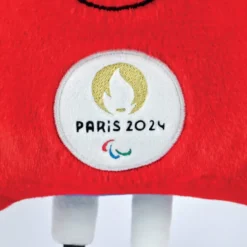 PELUCHE MASCOTTE LESPHRYGES - JEUX PARALYMPIQUES PARIS 2024 - 28 CM