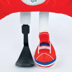 PELUCHE MASCOTTE LESPHRYGES - JEUX PARALYMPIQUES PARIS 2024 - 28 CM
