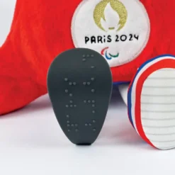 PELUCHE MASCOTTE LESPHRYGES - JEUX PARALYMPIQUES PARIS 2024 - 28 CM