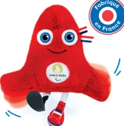 PELUCHE MASCOTTE OFFICIELLE - JEUX PARALYMPIQUES PARIS 2024 - 33 CM