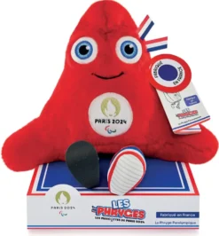 PELUCHE MASCOTTE OFFICIELLE - JEUX PARALYMPIQUES PARIS 2024 - 33 CM