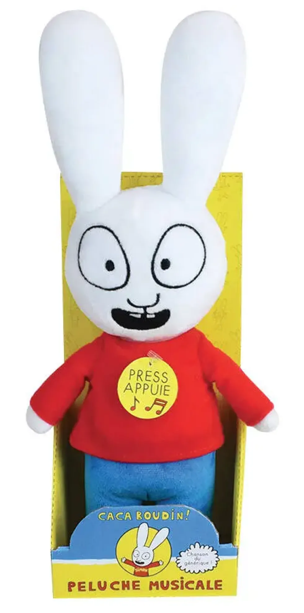 PELUCHE MUSICALE SIMON 30 CM