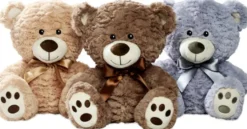 PELUCHE - OURS ASSIS 25 CM