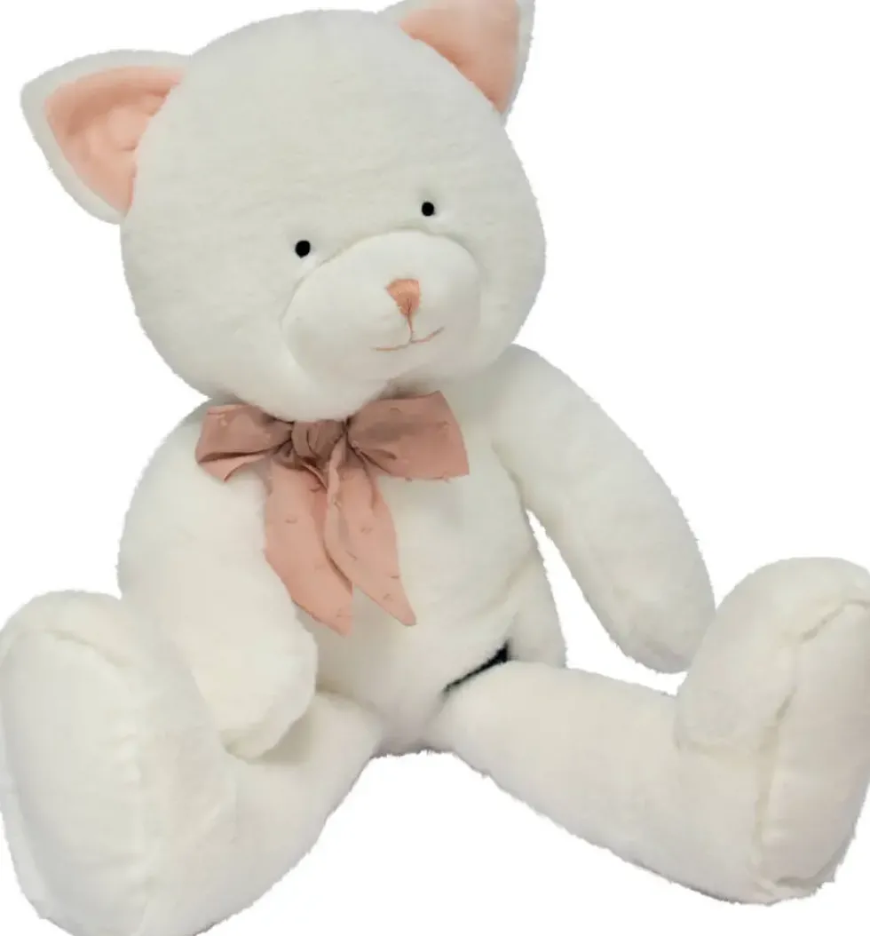 PELUCHE PACHA LE CHAT BLANC 47 CM