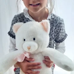 PELUCHE PACHA LE CHAT BLANC 47 CM