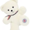 PELUCHE -PETIT OURS 25 CM - BLANC FLOCON