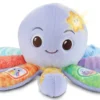 PELUCHE - PIEUVRE MUSICALE LILA