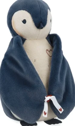 PELUCHE SONORE BLEU 25 CM