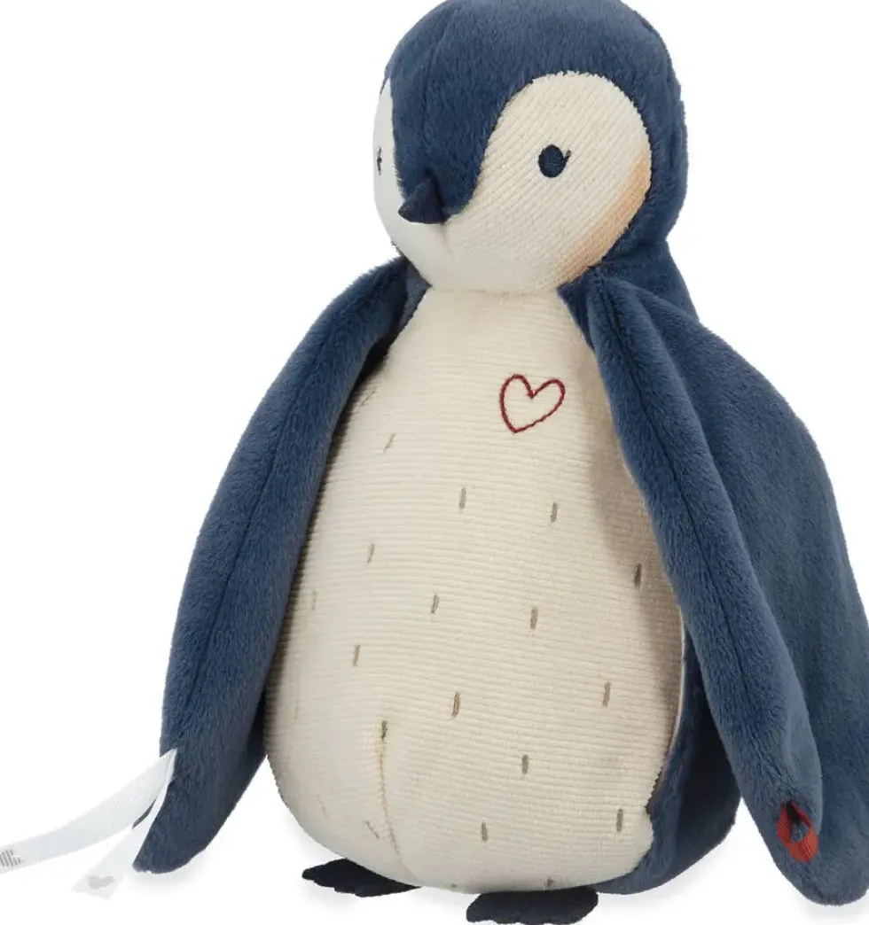 PELUCHE SONORE BLEU 25 CM