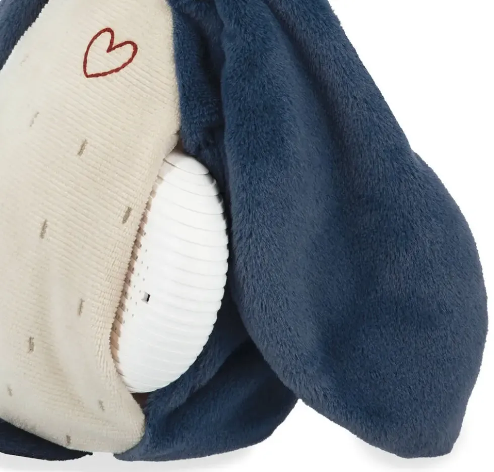 PELUCHE SONORE BLEU 25 CM