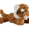 PELUCHE TIGRE ALLONGE 23 CM