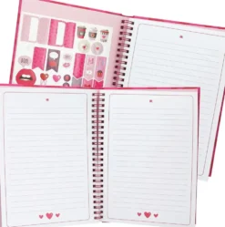 PENFECTION CARNET AVEC JEU DE STYLOS HEART
