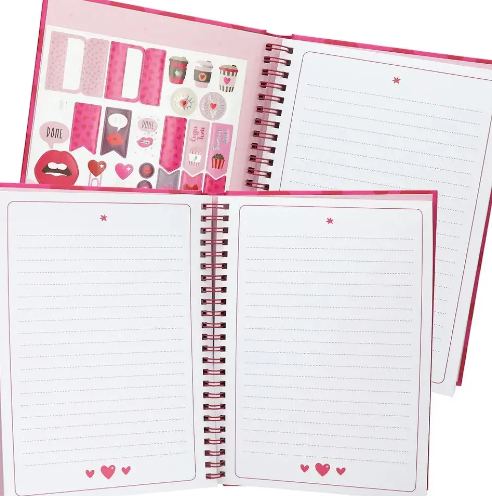 PENFECTION CARNET AVEC JEU DE STYLOS HEART