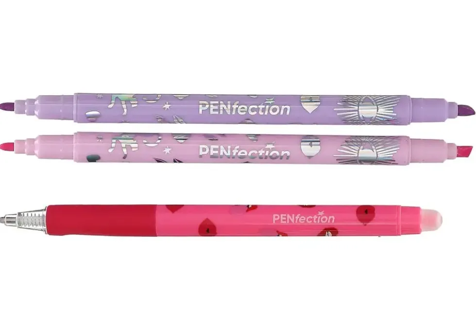 PENFECTION CARNET AVEC JEU DE STYLOS HEART