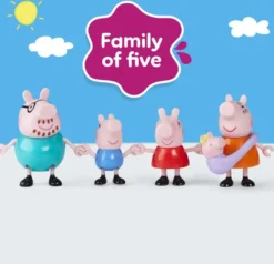 PEPPA PIG - COFFRETFAMILLE DE 5 FIGURINES
