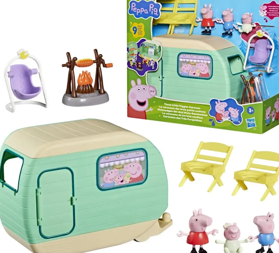 PEPPA PIG - COFFRET LA CARAVANE DES TROIS PETITS COCHONS