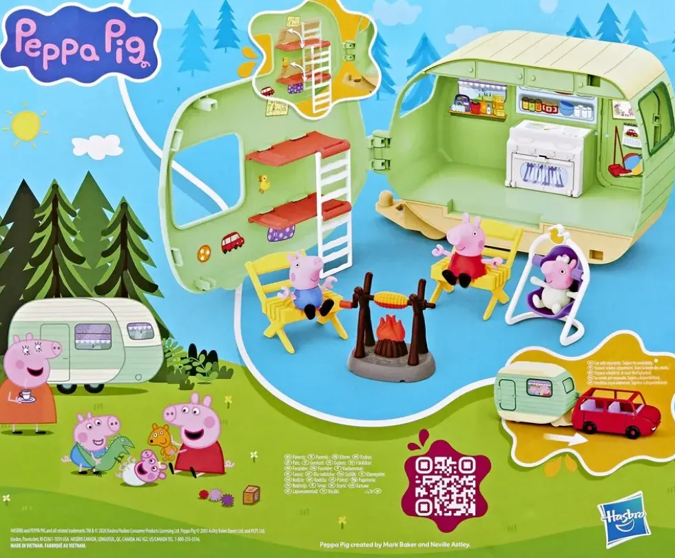 PEPPA PIG - COFFRET LA CARAVANE DES TROIS PETITS COCHONS