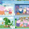 PEPPA PIG MULTI 4 JUNIORPUZZLE20-40-60-80 PIECES