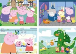 PEPPA PIG MULTI 4 JUNIORPUZZLE20-40-60-80 PIECES