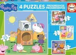 PEPPA PIGPUZZLE PROGRESIVOS 12-16-20-25 PIECES