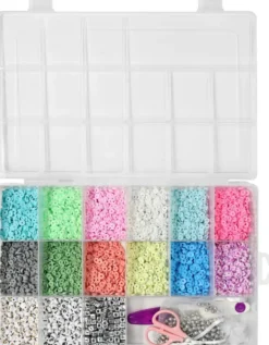 PERLES PLATES - COULEURS PASTEL