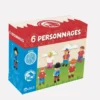 6 PERSONNAGES
