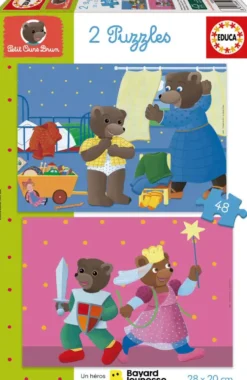 PETIT OURS BRUN - PUZZLE 2X48