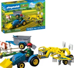 PETIT TRACTEUR AVEC ANDAINEUR A FOIN 72163