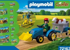 PETIT TRACTEUR AVEC ANDAINEUR A FOIN 72163