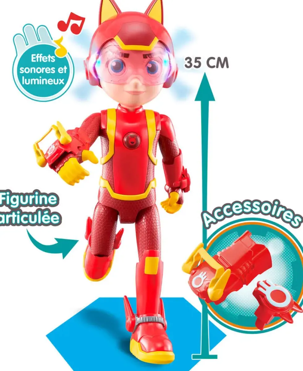 PETRONIX - FIGURINE MATT 35 CM & ACCESSOIRES - SONS & LUMIERE