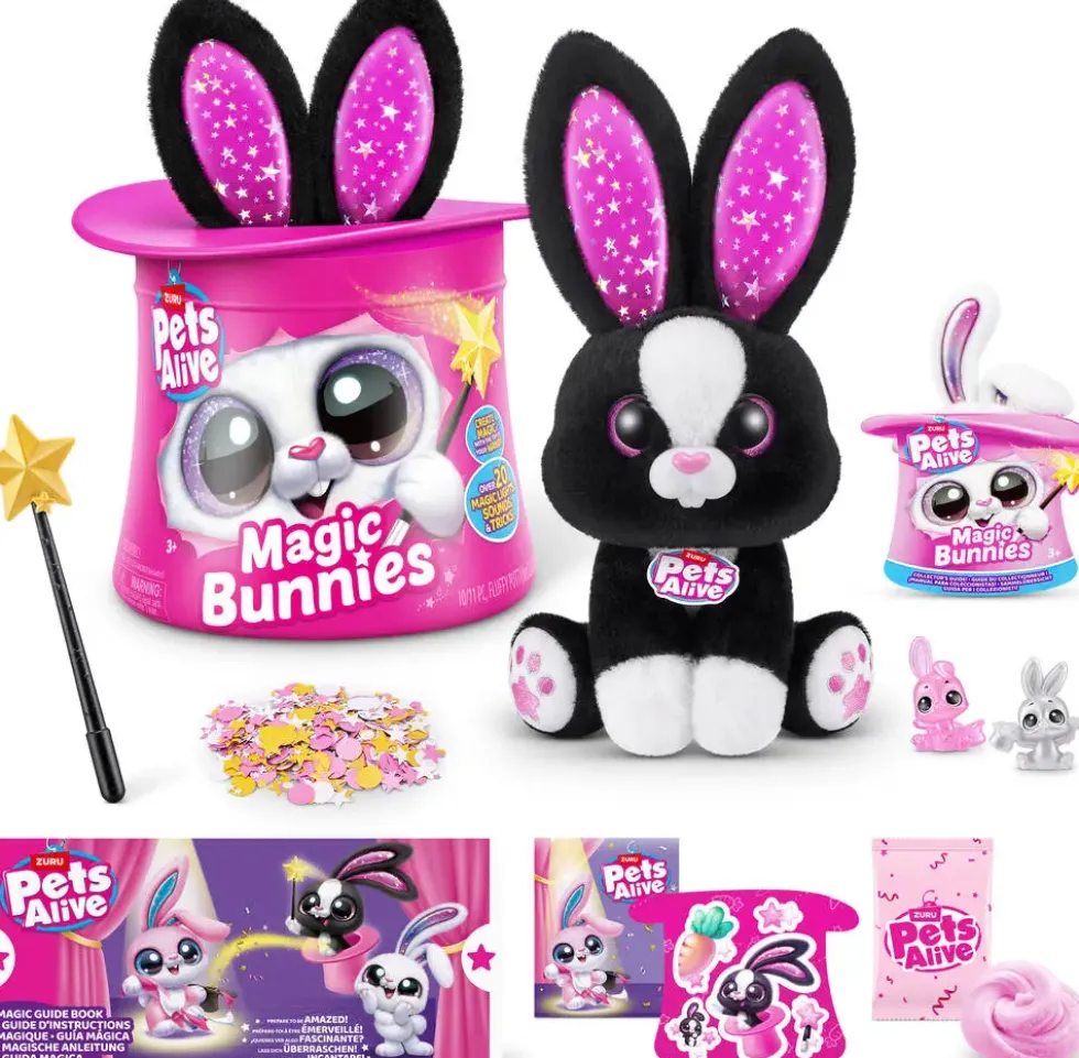 PETS ALIVE - PELUCHE INTERACTIVE MAGIC BUNNY
