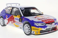 1/18 PEUGEOT 306 MAXI WHITE #1 S.LOEB / D.ELENA RALLY DU VAR 2017