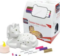 PHOTOPHORE LICORNE A DECORER
