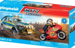 PICK-UP DE POLICE, MOTO ET 2 PERSONNAGES-71875