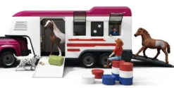 PICK-UP ET SA GRANDE REMORQUE EQUESTRE