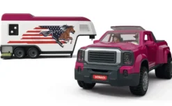 PICK-UP ET SA GRANDE REMORQUE EQUESTRE