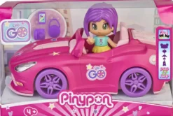 PINYPON - LET'S GO VOITURE AVEC FIGURINE ET ACCESSOIRES
