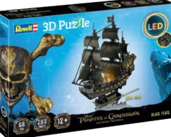 PIRATE DES CARAIBES BLACK PEARL - PUZZLE 3D LED -293 PIECES