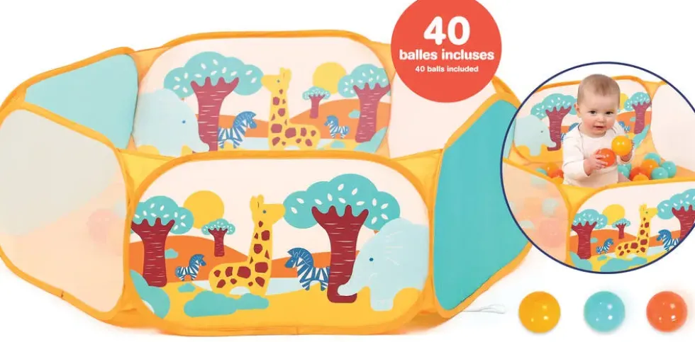 PISCINE A BALLE OCTOGONALE