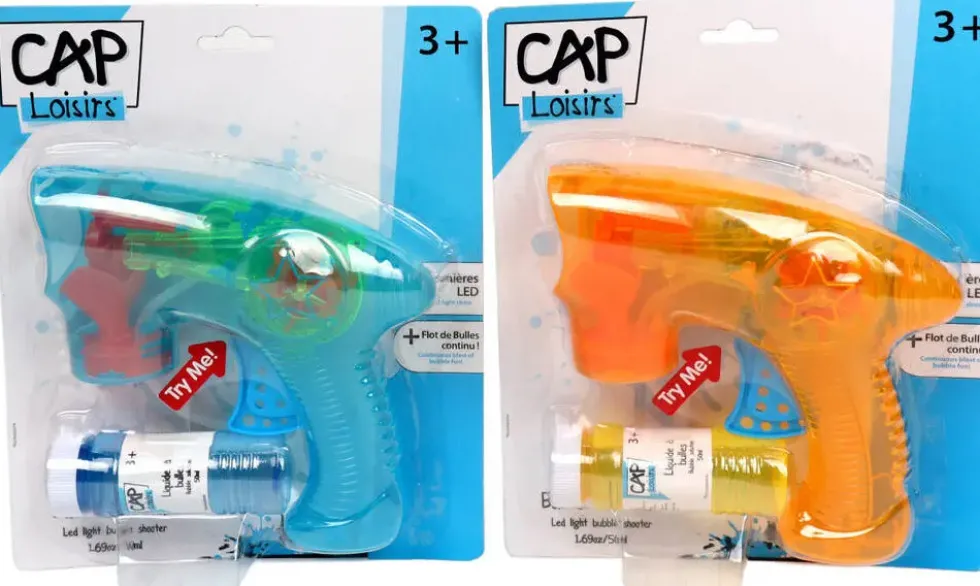 PISTOLET A BULLES LUMINEUX