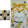 PLAID SHERPA MANEKI NEKO KAWAII