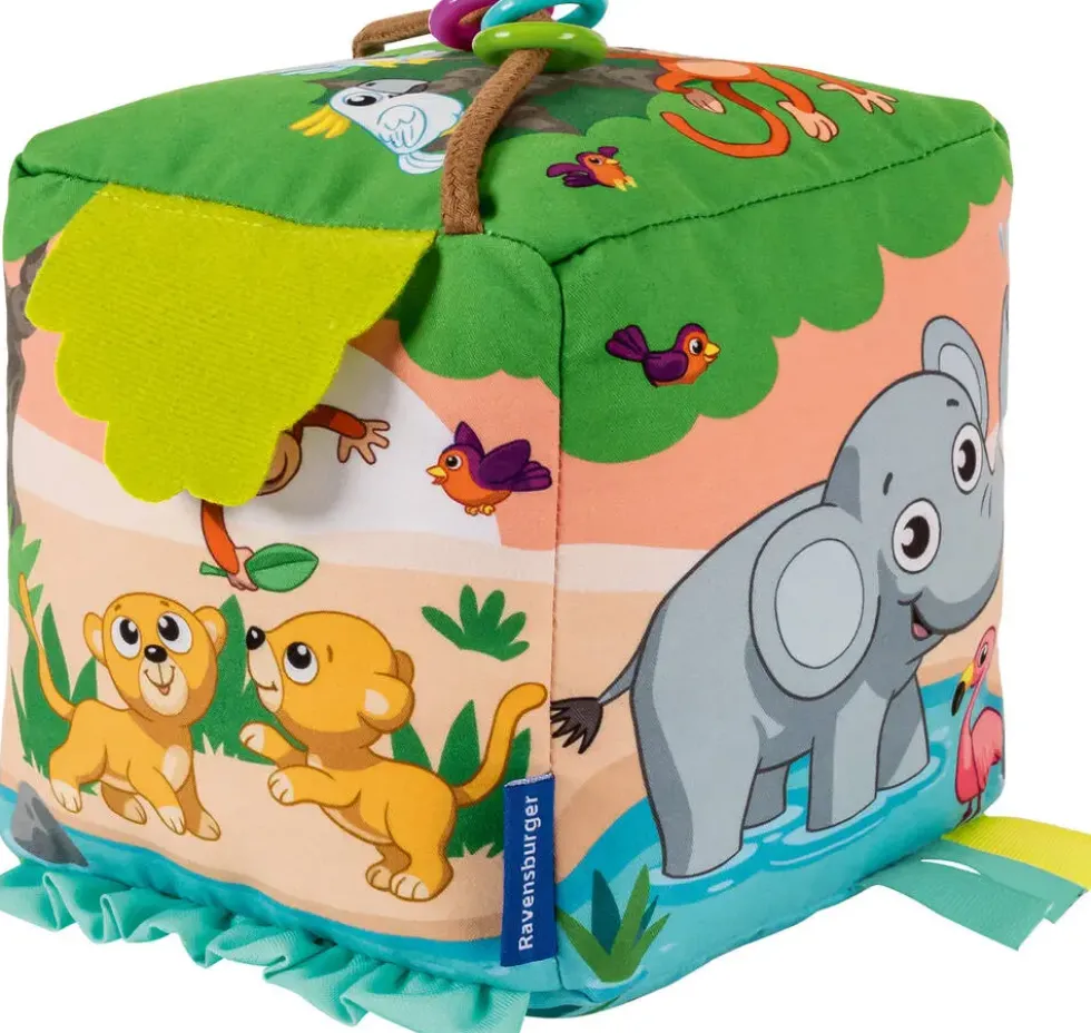 PLAY+ - CUBE D'ACTIVITES SONORE - LES ANIMAUX SAUVAGES