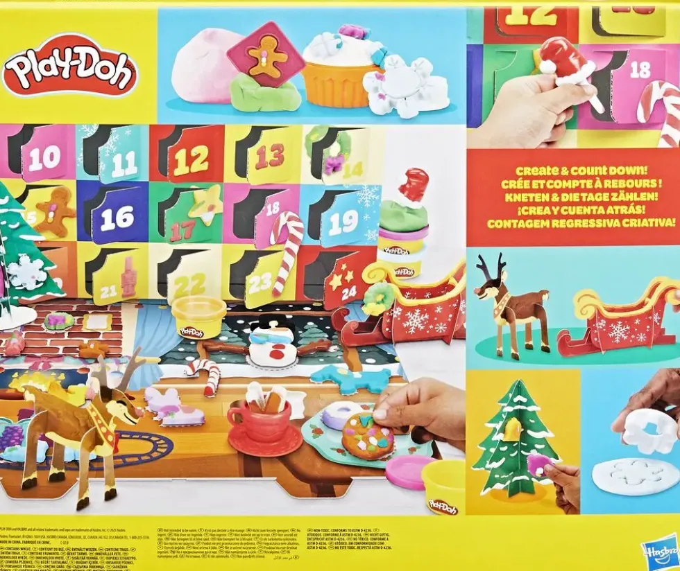 PLAY-DOH CALENDRIER DE L'AVENT DES FETES